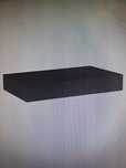 Konsola marmurowa elita 168242 black mat 80,6x42x12