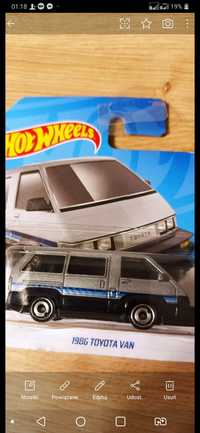 Model Toyota Litace van 1986 od hot wheels