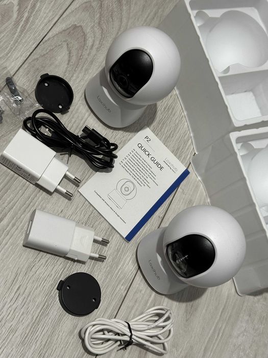 Laxihub P2 - 2 szt. obrotowych kamer 360 stopni wifi aplikacja