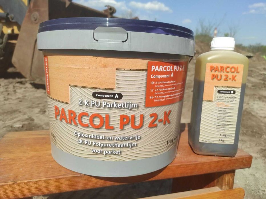Клей паркетний поліуретановий, двокомпонентний PARCOL PU 2-K