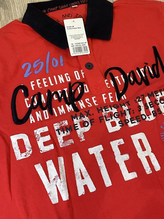 Чоловіче поло Camp David – Power Red | Limited Edition