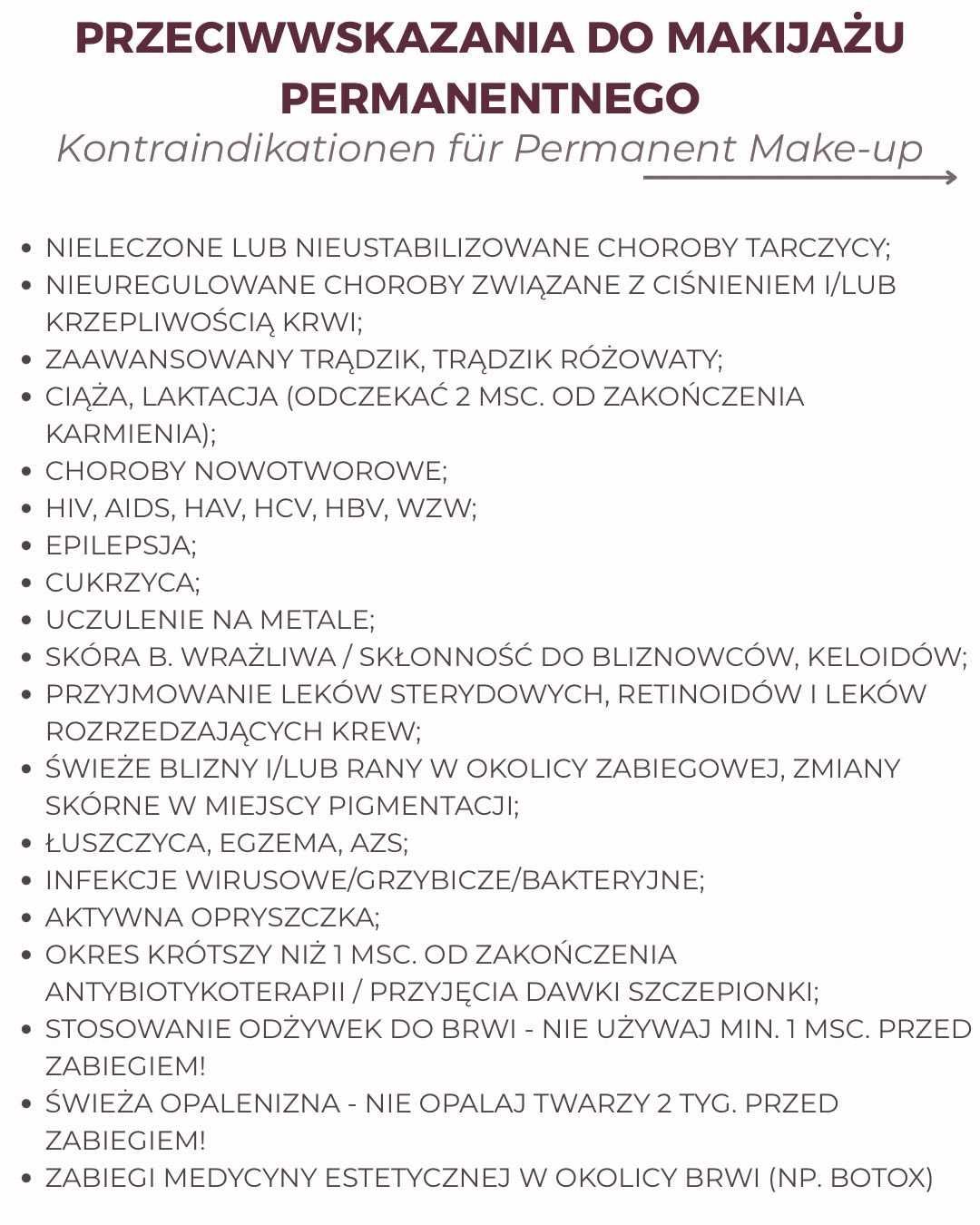 Poszukiwana modelka do makijażu permanentnego brwi
