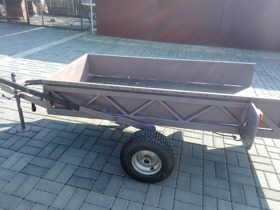 Przyczepka do traktorka kosiarki lub quada
