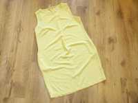 Souvenir sukienka tunika żółta kieszenie po bokach rozm 38 M małe 40 L