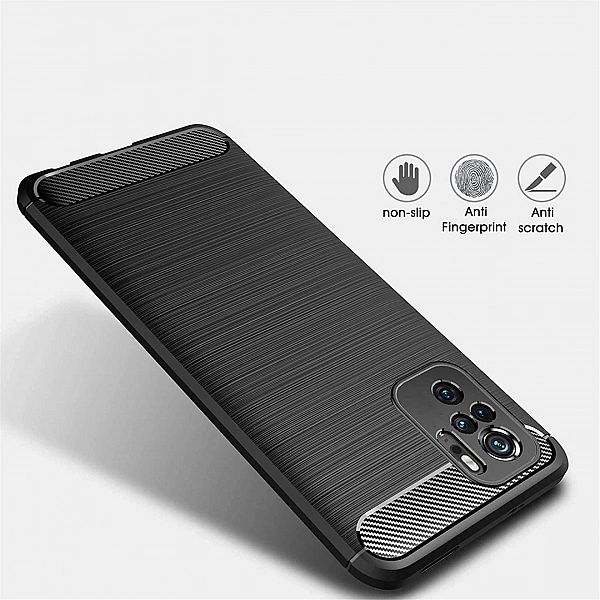 Etui Carbon Case do Xiaomi Redmi Note 10 / 10s czarny