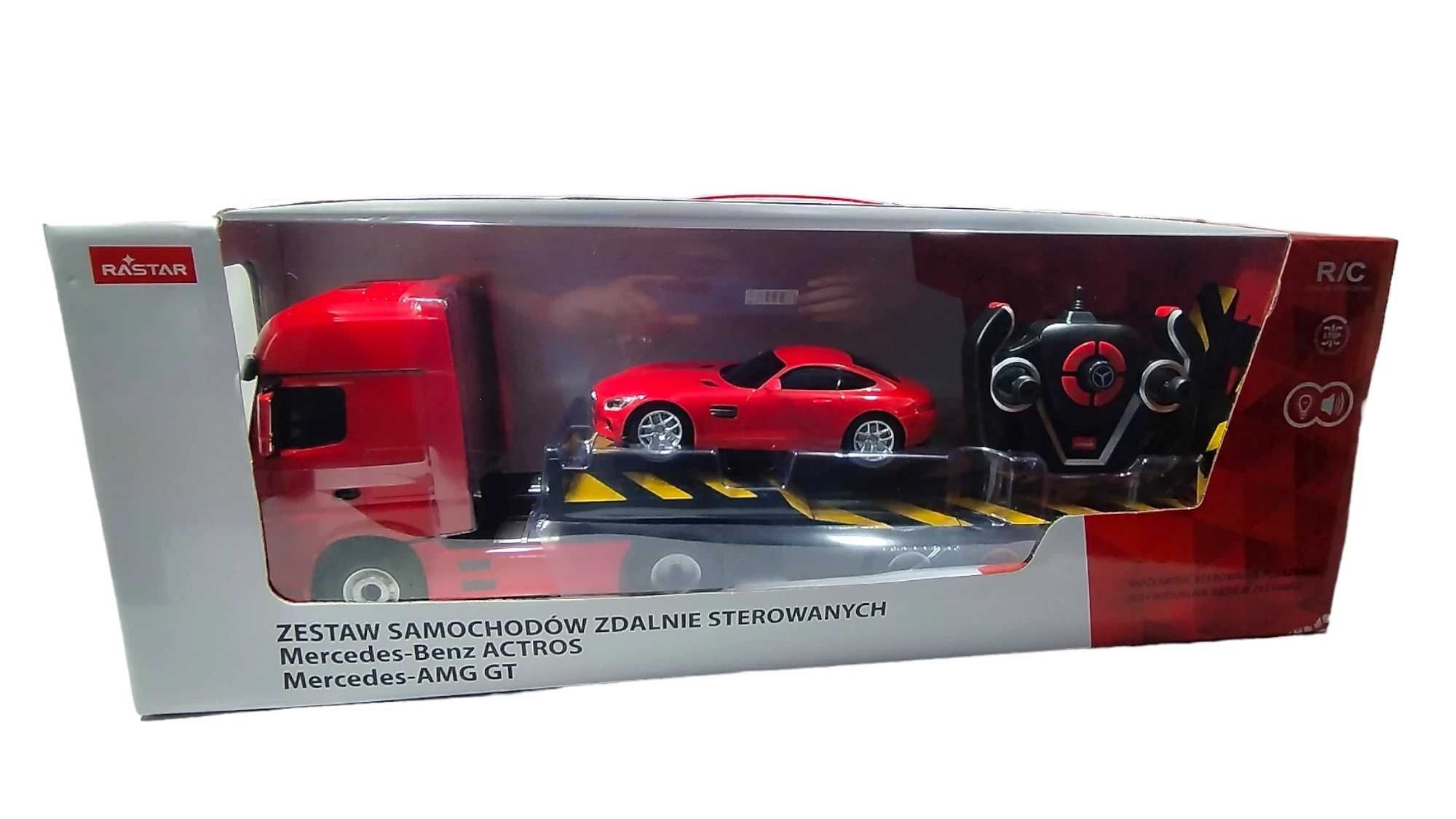 Zestaw samochodów zdalnie sterowanych Mercedes-Benz ACTROS