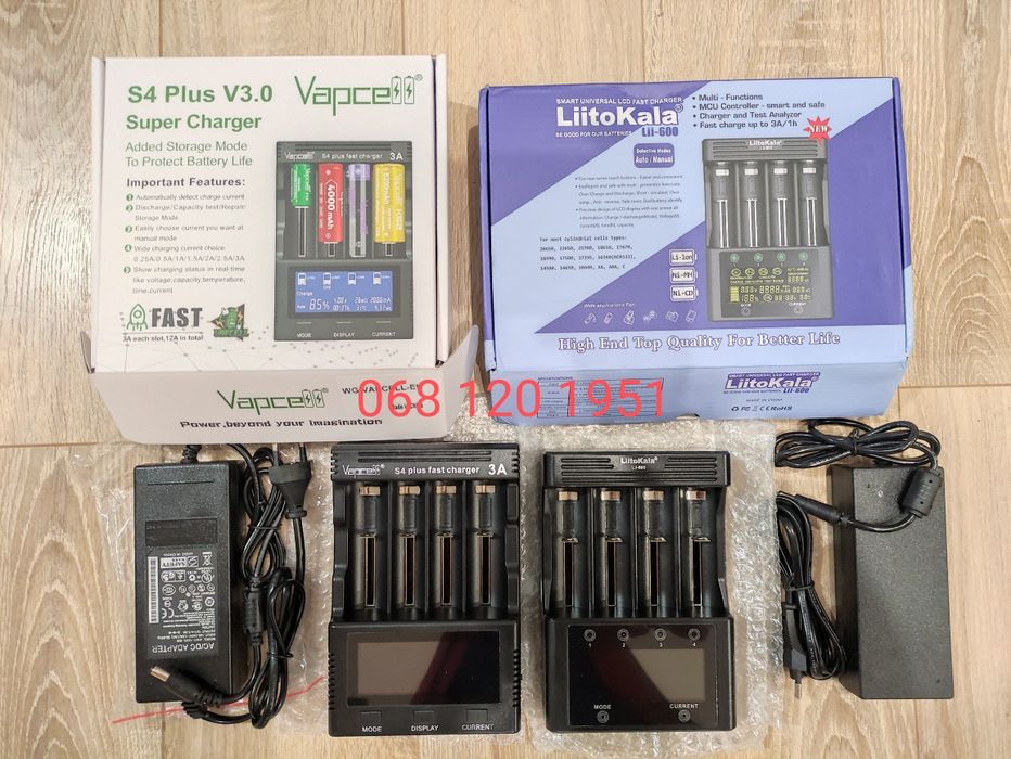 LiitoKala Lii-600 Vapcell s4+ v.3.0 ОРИГИНАЛ НОВЫЕ зарядное Li-Ion NiC