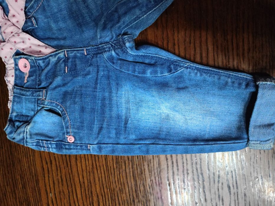 Jeansy NEXT dla dziewczynki, rozm. 68