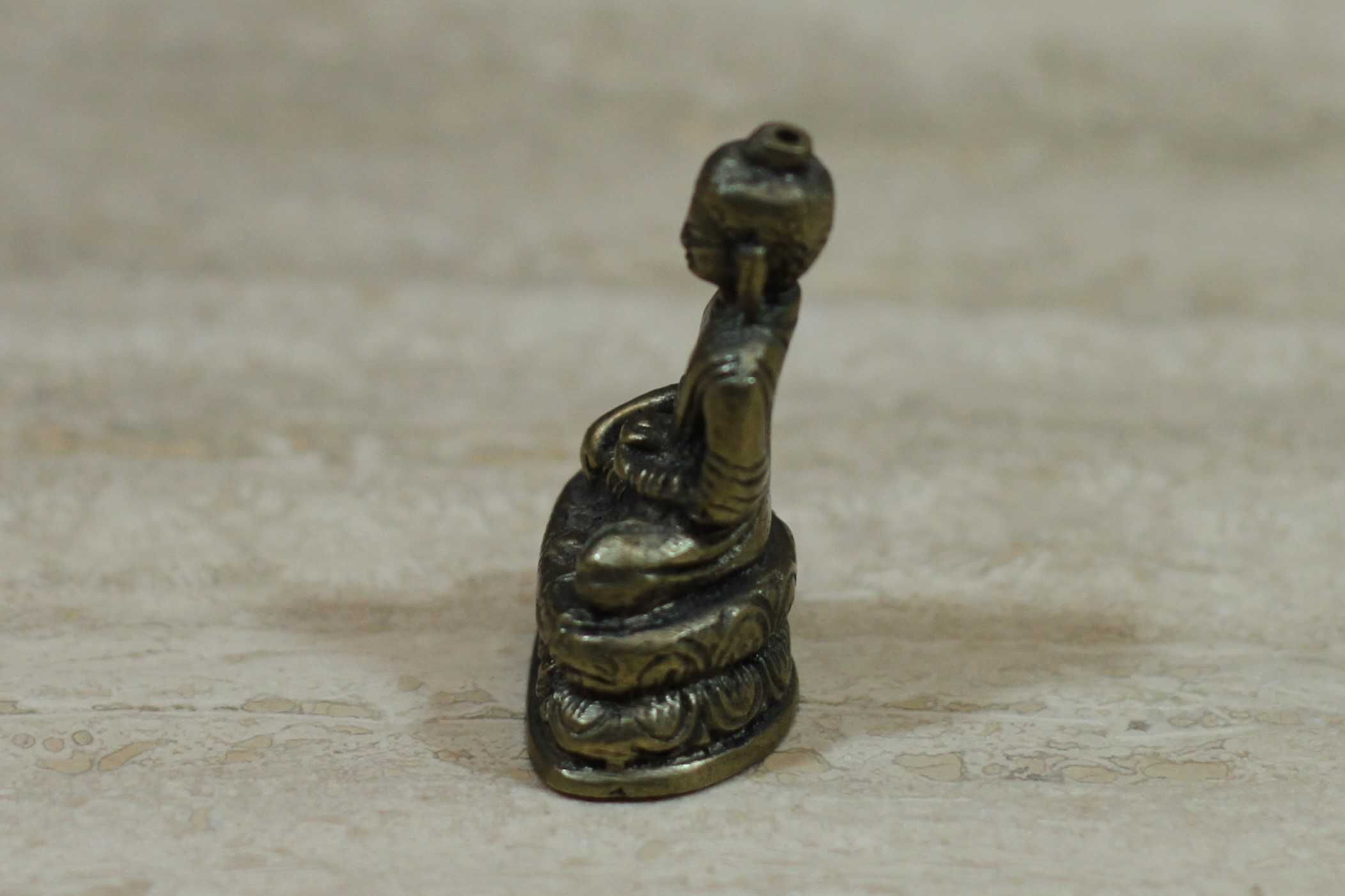 Stara figurka hinduski bożek z mosiądzu 5,5 cm Azja