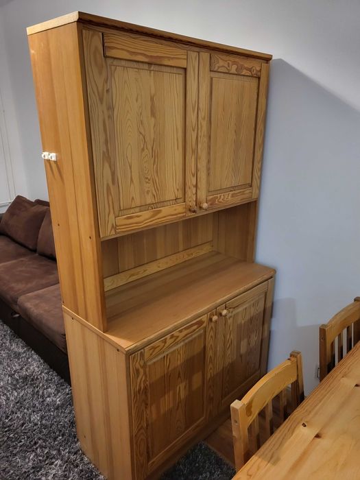 Szafa szafka barek komoda drewno nadstawka regał drzwiczki