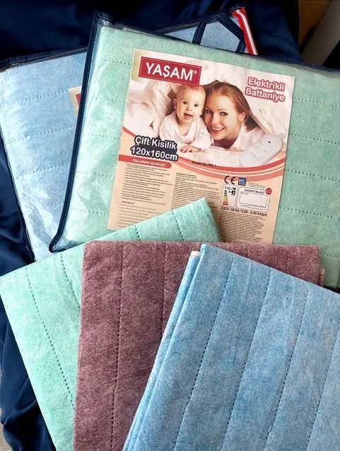 Однотонна байкова електричне простирадло з підігрівом YASAM