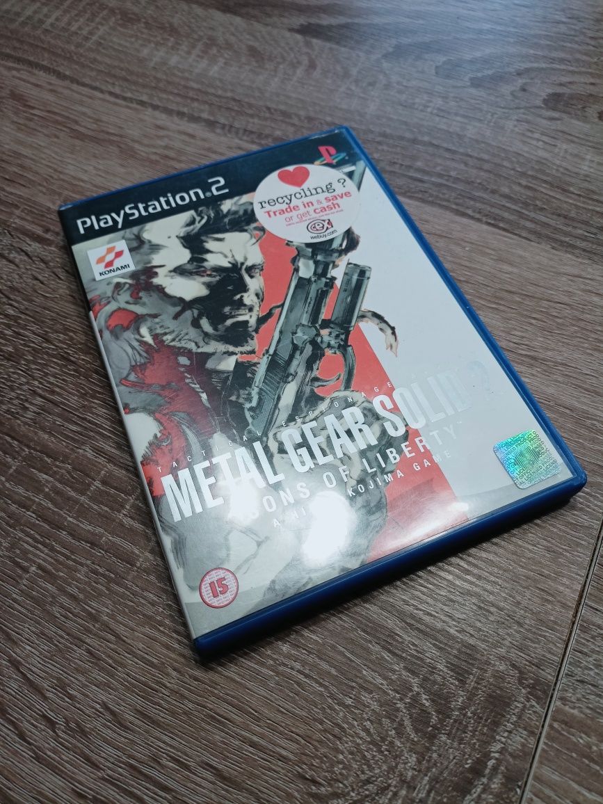 Gra ps2 Metal Gear Solid 2 Sons of Liberty #WN46