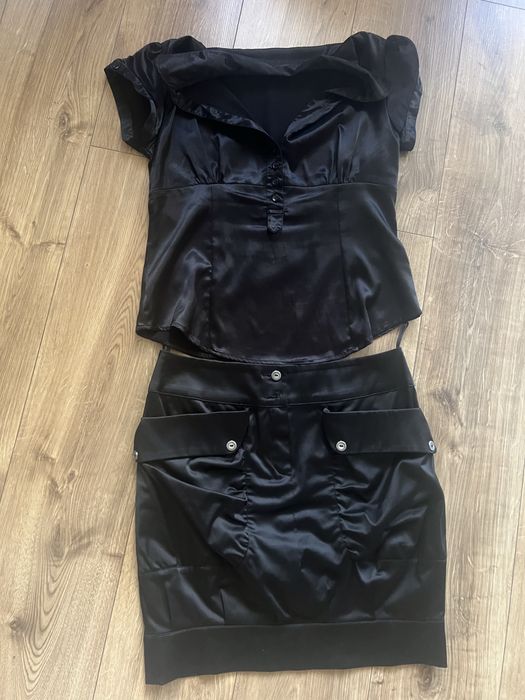 Набор: юбка и блуза атлас