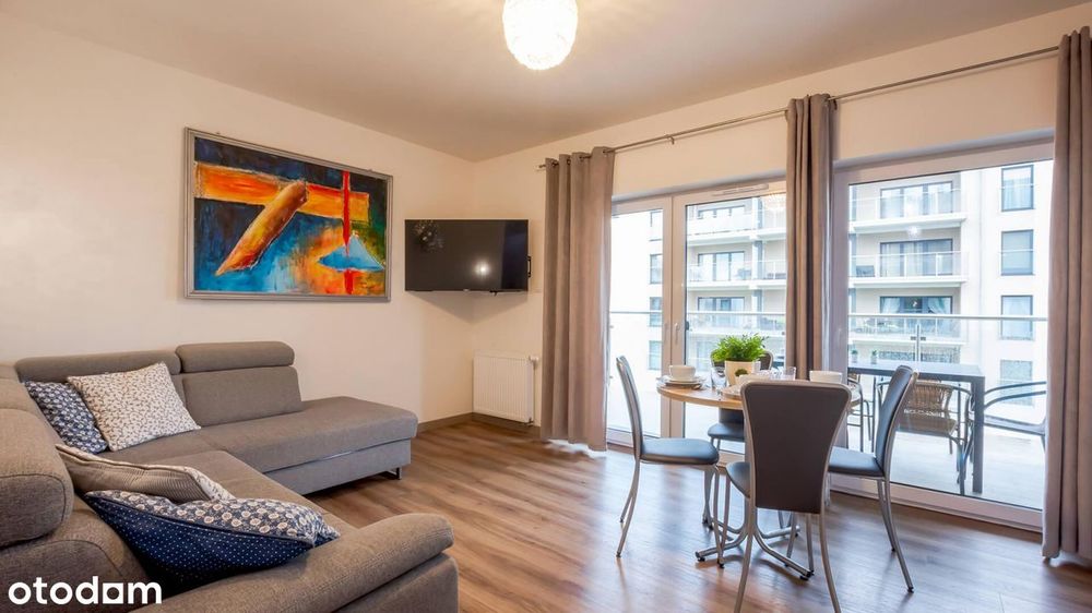 Apartament PREMIUM  2 pokoje z tarasem i basenem 250m od plaży