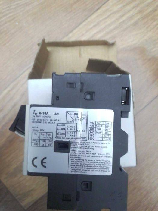 Автоматический выключатель защиты двигателя CNC GV2-MEА