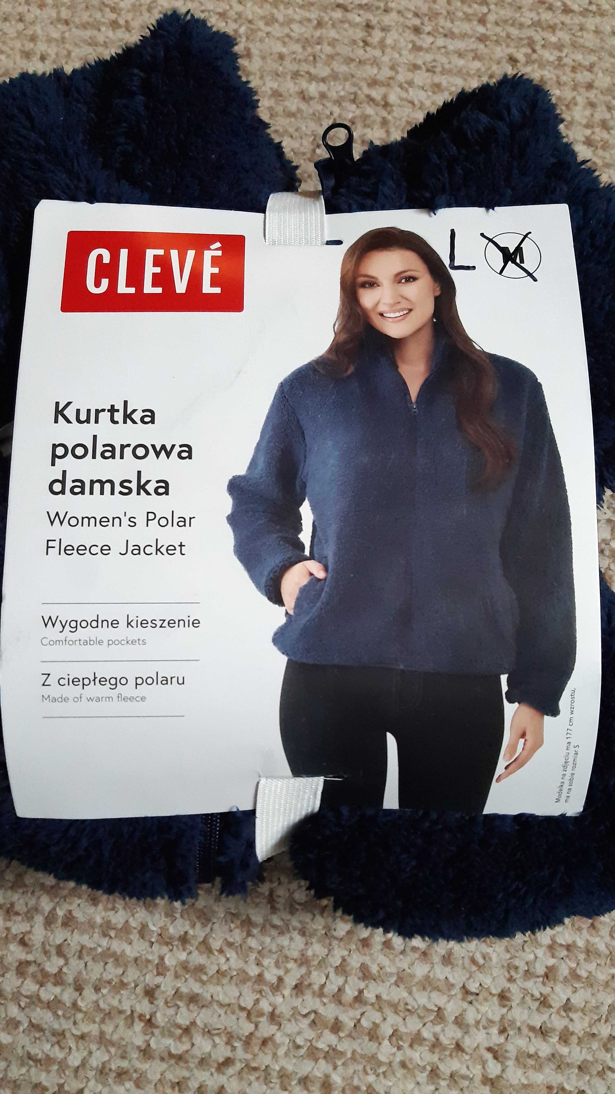 Nowa kurtka polarowa damska L Cleve bluza