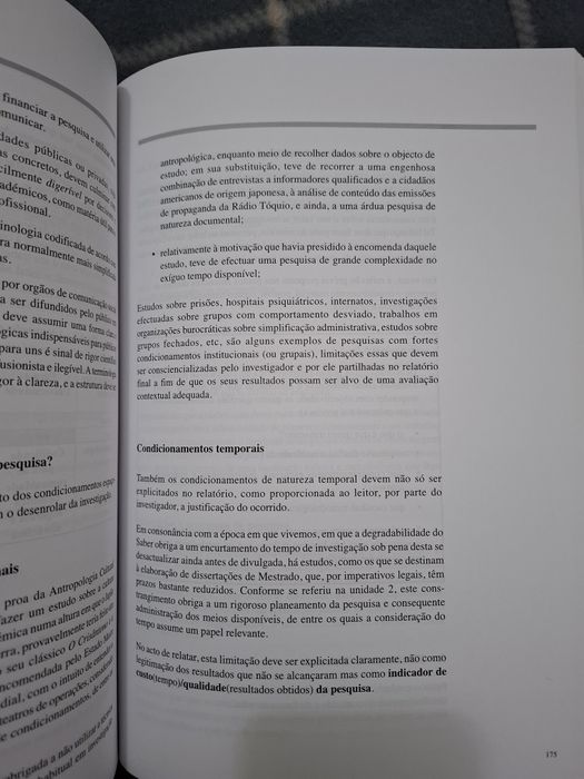 Metodologia da investigação