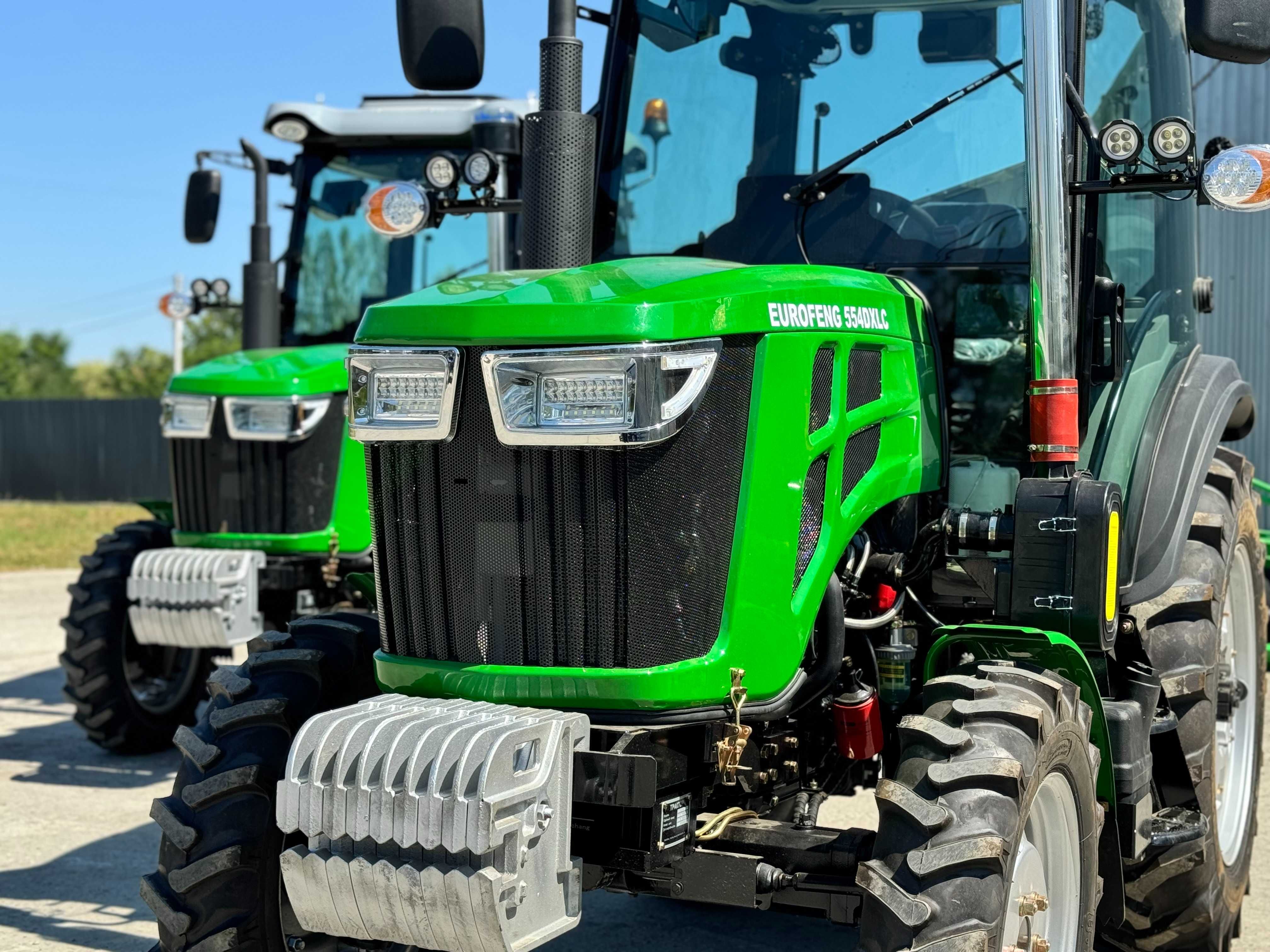 Новий Мінітрактор EUROFENG 554 DXLC Кондиціонер Примусова Гідравліка