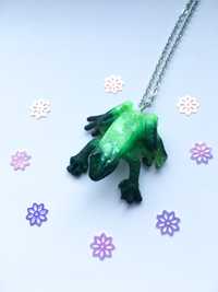 Naszyjnik żabka frog necklace