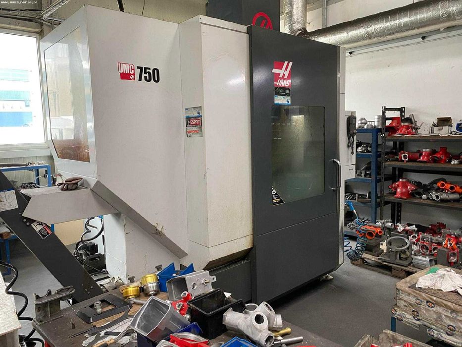 Centrum frezerskie CNC HAAS UMC 750 5 AXIS