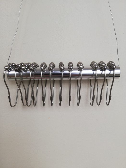 Ganchos para cortina de duche em aço inoxidável