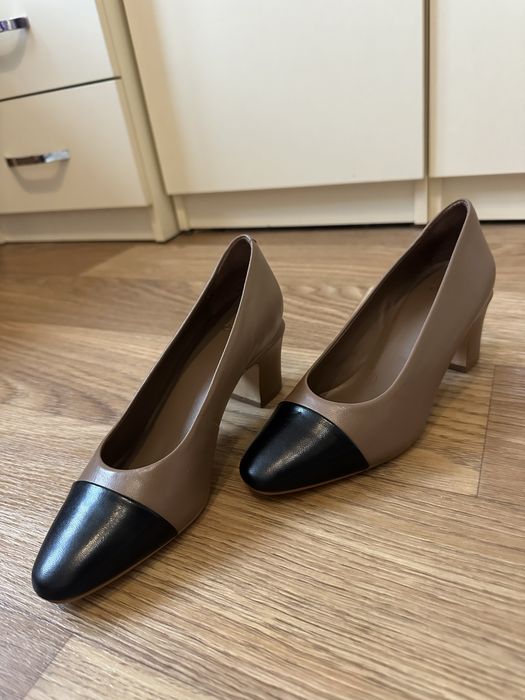 Жіночі туфлі: 36 розмір (23,5)на вузеньку ніжку, взувалися один раз