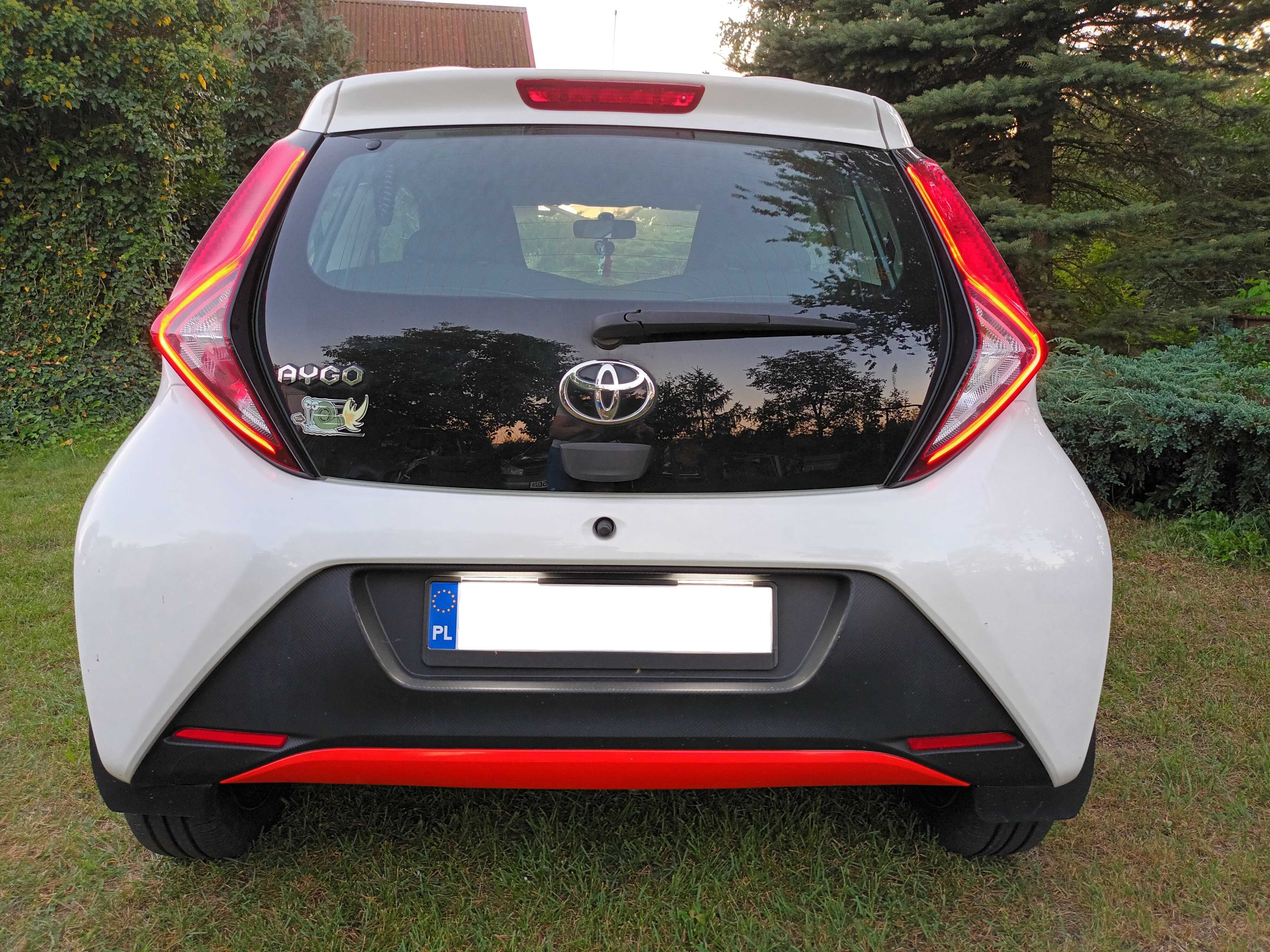 Toyota Aygo II 2019 r. Przebieg symboliczny 48 tyś. km. Lider Niezawo