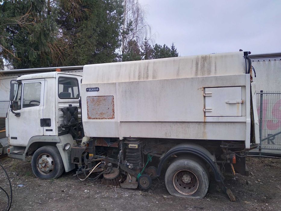 zamiatarka Scarab, części skrzynia redukcyjna