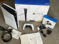 Konsola PS5 PlayStation 5 SLIM 1tb Pad stacja ładująca jak nowy!!