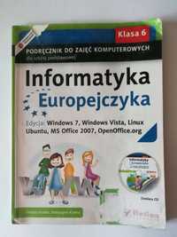 Informatyka Europejczyka. Klasa 6. Podręcznik dla szkoły podstawowej.