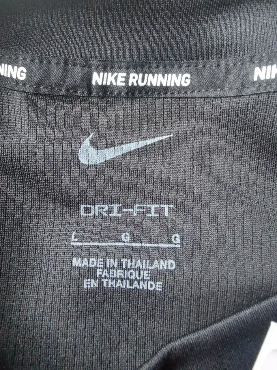 Czarna damska koszulka na długi rękaw Nike Running Dri-fit L