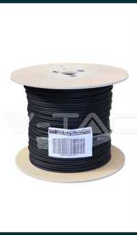 Kabel przewód solarny PV czarny  4mm2 550mb v-tac