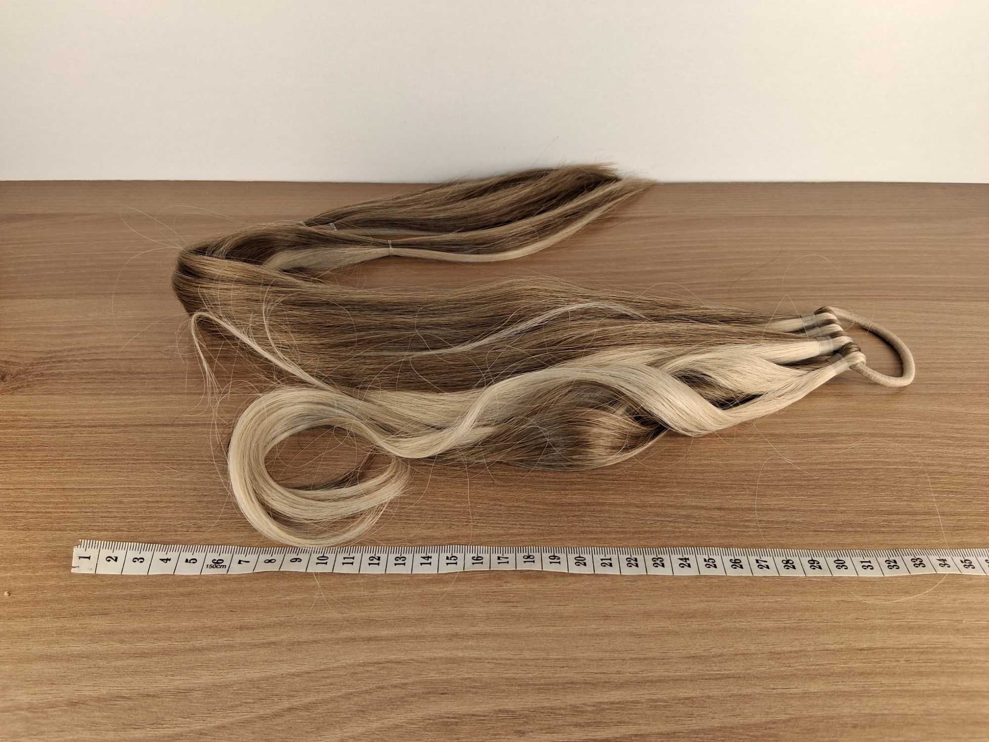 Y086 Zestaw Do Warkoczyków Doczepianych Blad/Brąz Ok. 55CM
