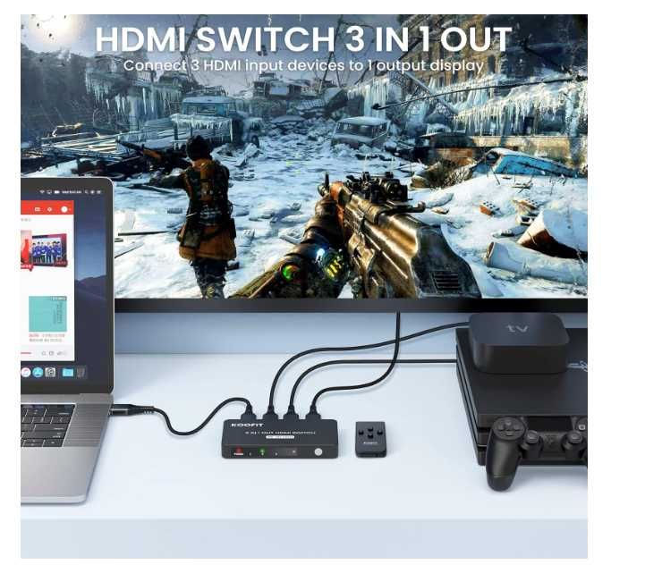 Rozdzielacz przełącznika HDMI 4K Przełącznik HDMI