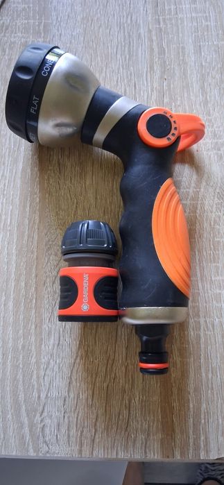 GARDENA zestaw końcówek do węża złączka 1/2 2 szt i  pistolet wielofun