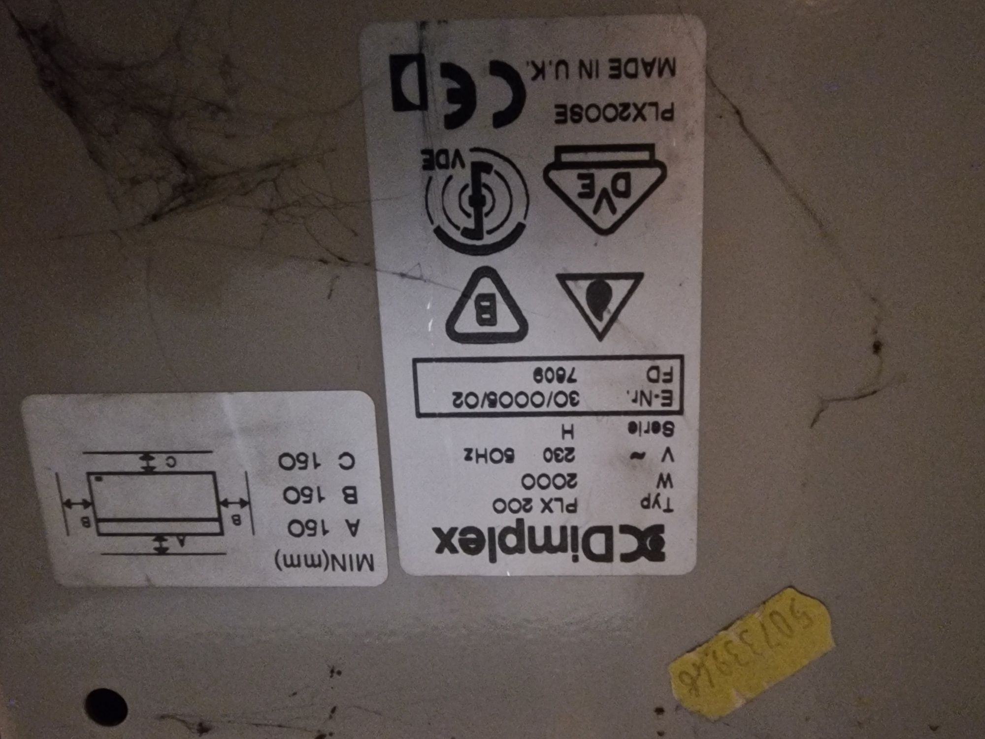 Sprzedam grzejniki elektryczne ścienne 2000w