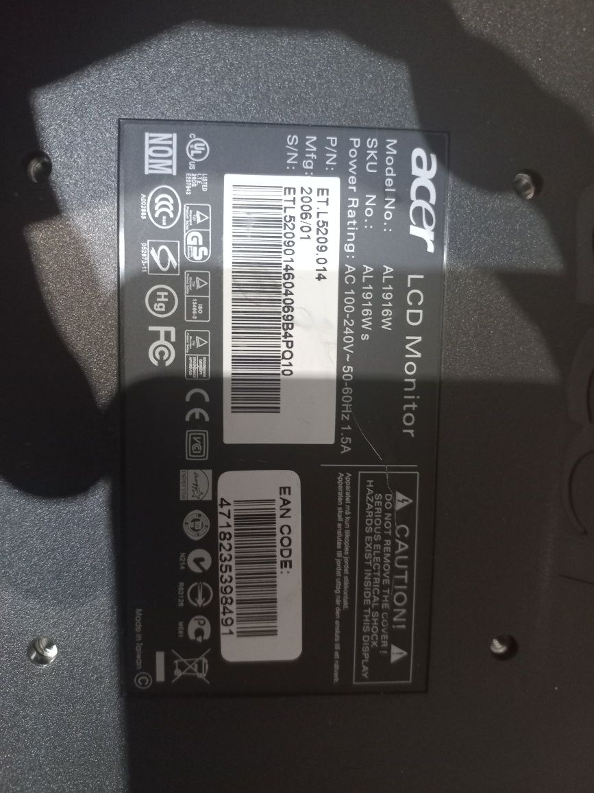 Monitor Acer LCD