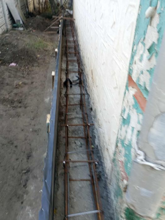 Бетонные работы .