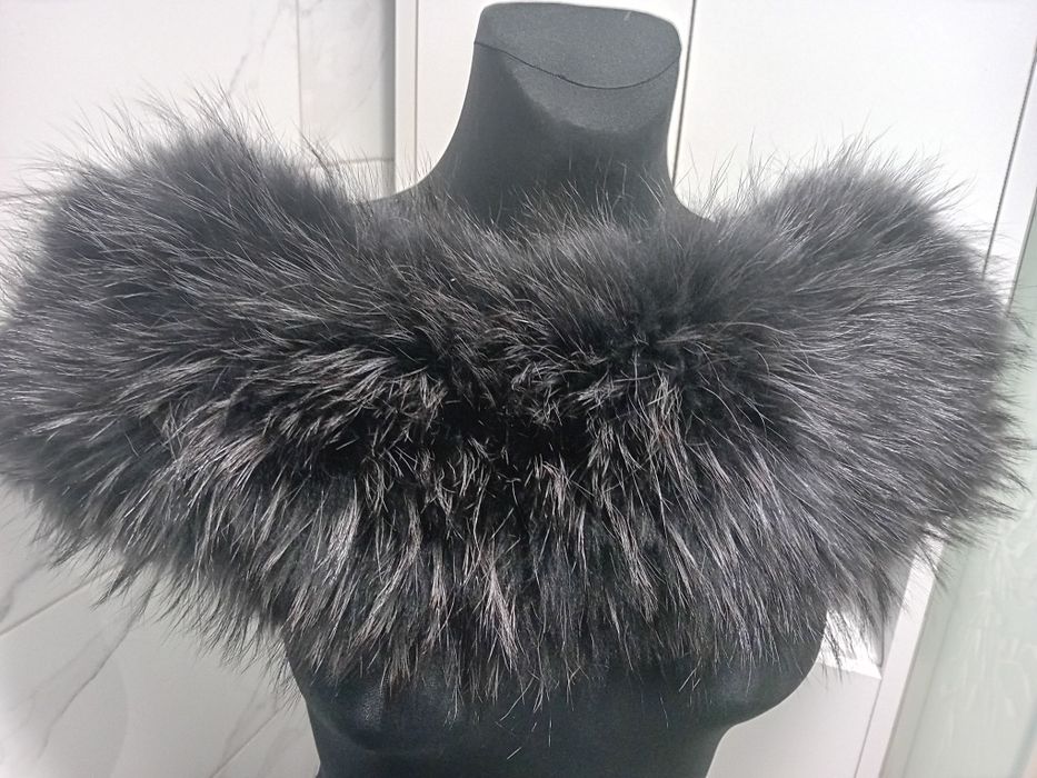 Duże obszycie z naturalnego jenota