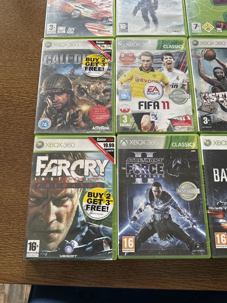 Xbox 360 Pakiet Gier Fifa Farcry Forza Battlefield!