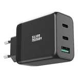 Ładowarka sieciowa Silver Monkey GaN 65w 2x Usb-c Pd 1x Usb-a Qc 3.0 -