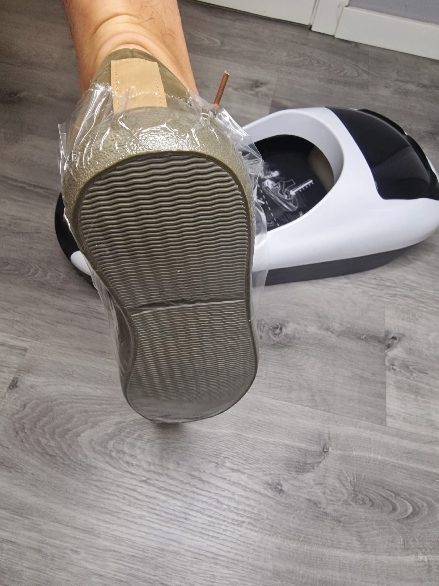 Máquina Aplicadora Plastificadora Sapatos Calçado Lar