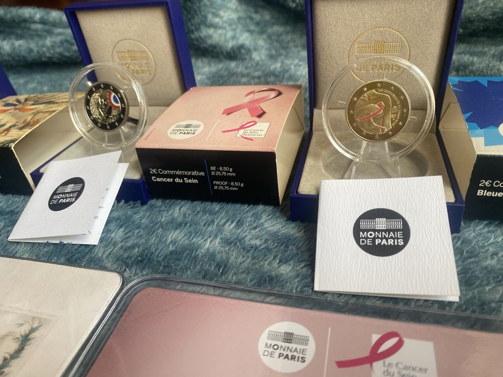 Moedas proof coloridas!!!