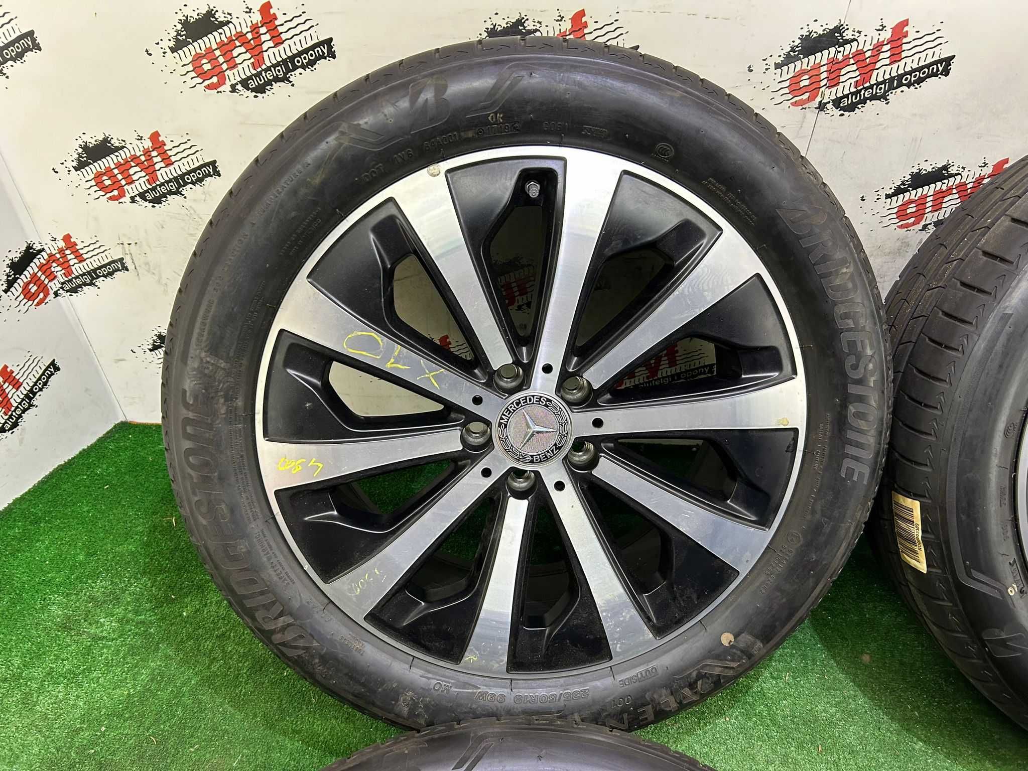 Koła Mercedes GLA 5x112 19 cali z oponami letnimi Bridgestone