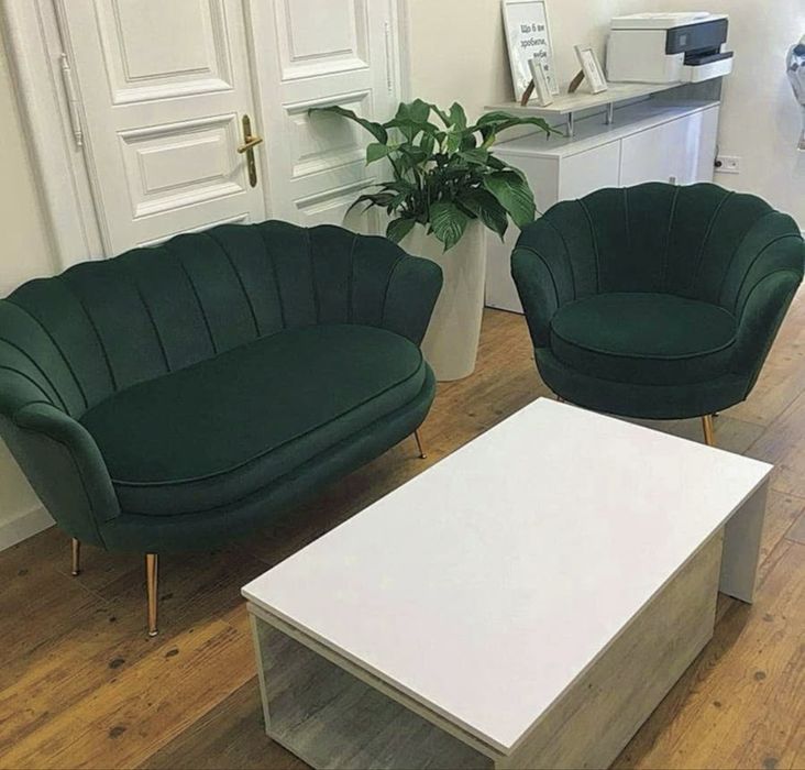 Диван та крісло мушля