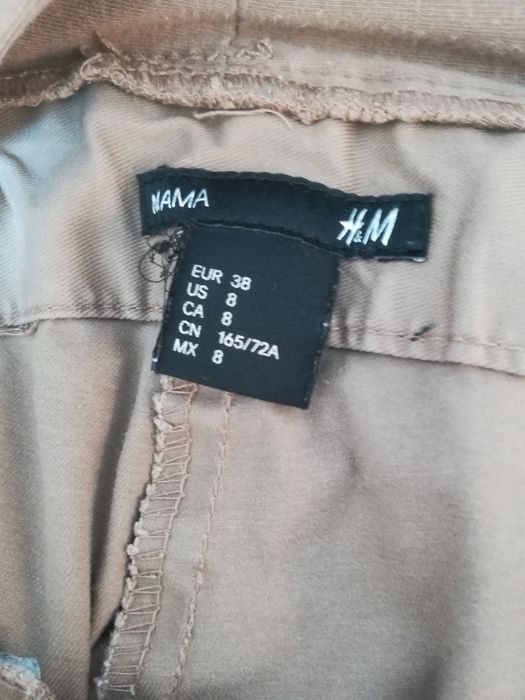 Spodnie chinosy Ciążowe H&M Mama 38 M