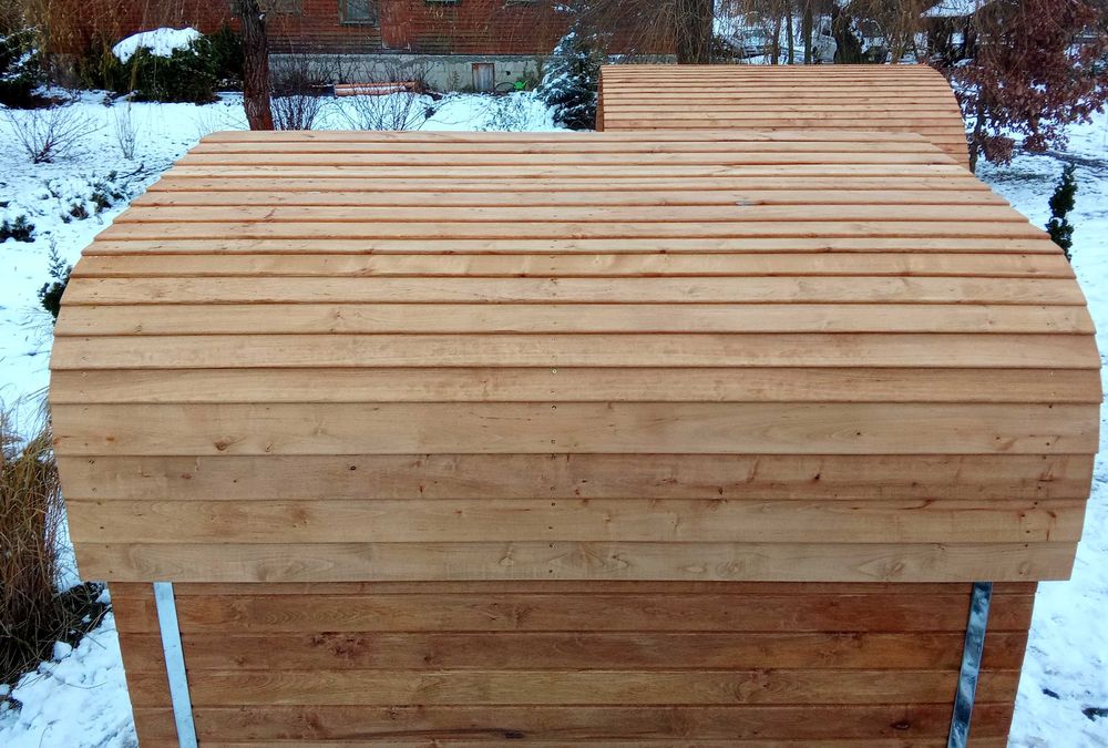 Sauna Quadro z Drewna Olchowego – 215 × 215 × 200 cm