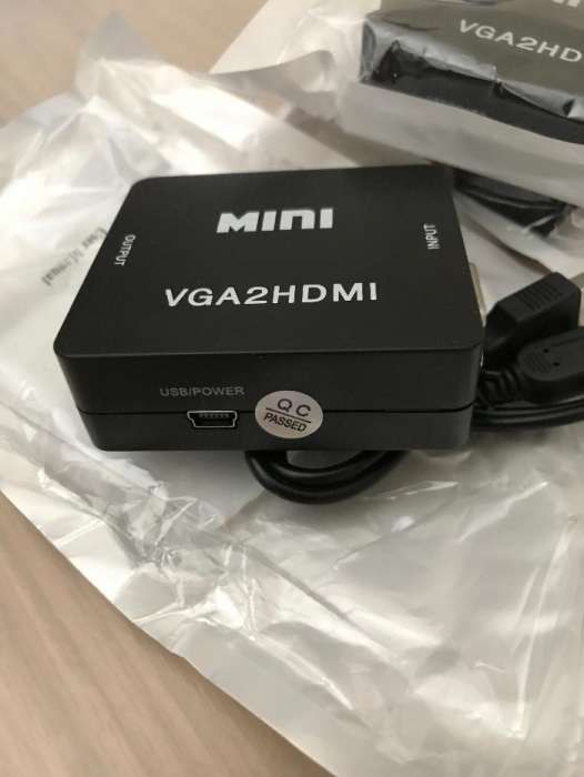 Mini Conversor VGA para HDMI Stereo NOVO