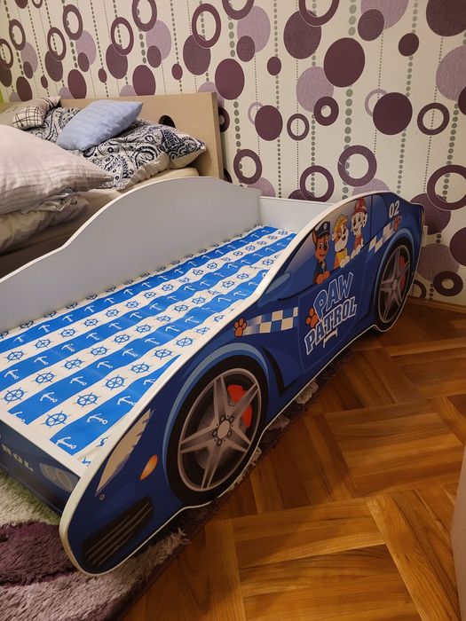 Łóżko dla dziecka Psi Patrol 140x70 jak nówka