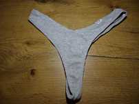Primark stringi szare prążek XS